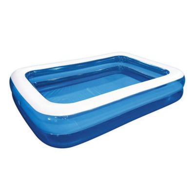 inflatable pool bed