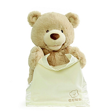 GUND® Peek-A-Boo Bear in Beige | Bed Bath & Beyond