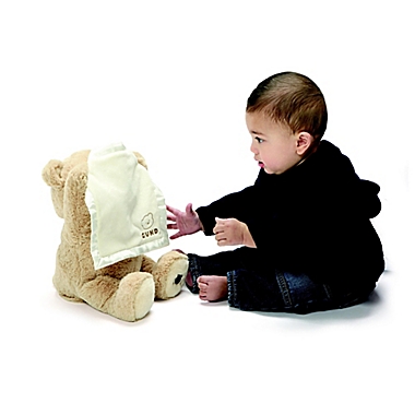 GUND&reg; Peek-A-Boo Bear in Beige. View a larger version of this product image.