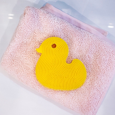 Innobaby&reg; Duck Bath Scrub in Yellow. View a larger version of this product image.