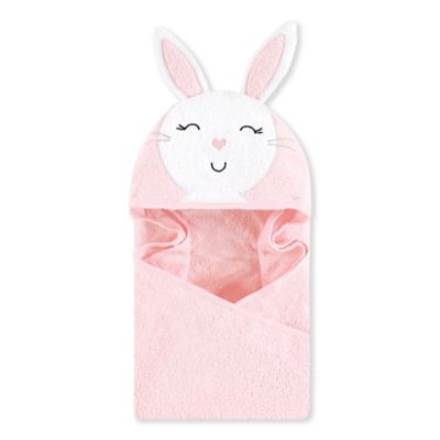 pink hooded towel