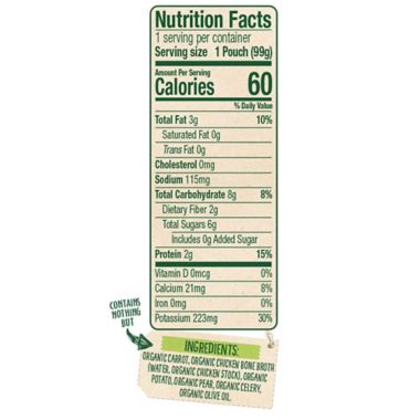 Sprout&reg; 3.5 oz Organic Baby Food Homestyle Vegetables and Pear Seasoned with Chicken Broth. View a larger version of this product image.