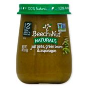 Beech-Nut&reg; Naturals Stage 2 Peas, Green Beans, and Asparagus 4 oz. Baby Food Puree
