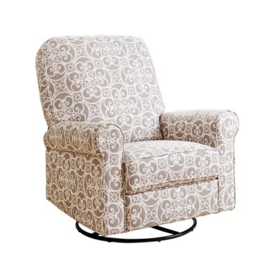 emma swivel glider recliner by abbyson living