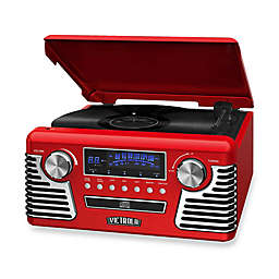 Victrola™ Retro Record Player Stereo with Bluetooth® and USB Digital Encoding