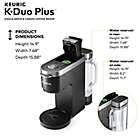 Alternate image 2 for Keurig&reg; K-Duo Plus&trade; Coffee Maker with Single Serve K-Cup Pod &amp; Carafe Brewer