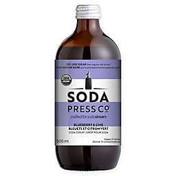 SodaStream® Soda Press CO® 500 ml. Organic Blueberry & Lime Soda Syrup