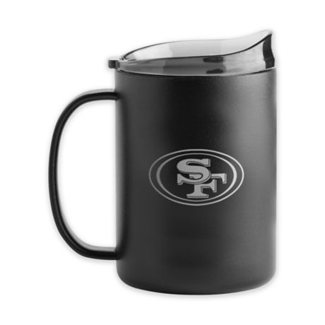San Francisco 49ers 15 oz Ceramic Coffee Mug with Metallic Graphics