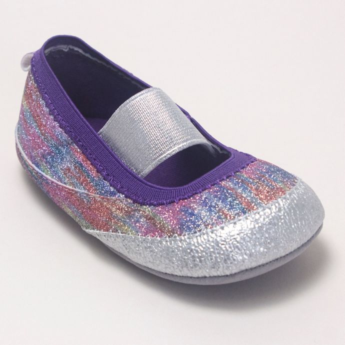 Ro+Me by Robeez® Rainbow Glitter Slip On Shoe | Bed Bath & Beyond