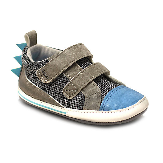 Alternate image 1 for ro+me by Robeez® Dinosaur Casual Shoe in Blue
