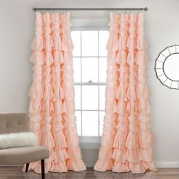 Pink Ruffle Curtains Bed Bath Beyond