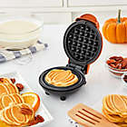 Alternate image 3 for DASH&trade; Pumpkin Mini Waffle Maker in Orange