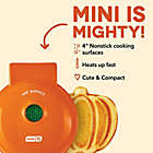 Alternate image 4 for DASH&trade; Pumpkin Mini Waffle Maker in Orange