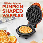 Alternate image 5 for DASH&trade; Pumpkin Mini Waffle Maker in Orange