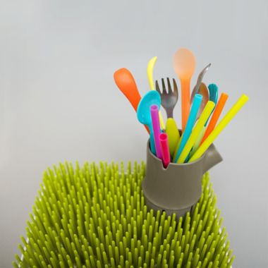 Boon&reg; Stump Grass Drying Rack Accessory in Gray. View a larger version of this product image.