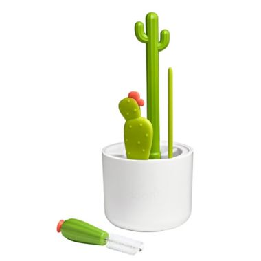 Boon&reg; Cacti Bottle Cleaning Brush Set. View a larger version of this product image.