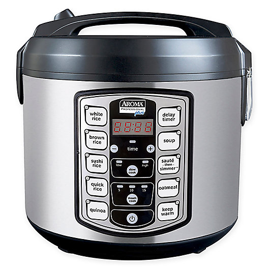 Alternate image 1 for Aroma® 20-Cup Cooked Digital Rice Cooker and Multicooker