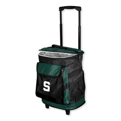 ONIVA Rolling Cart Cooler, a Picnic Time brand Michigan State Spartans Black