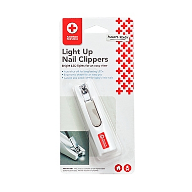 American Red Cross Deluxe LED Nail Clippers. View a larger version of this product image.