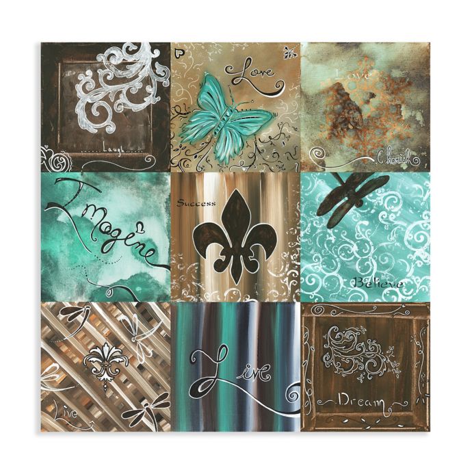 Next Innovations Live and Love 22-Inch Square Wall Art | Bed Bath & Beyond