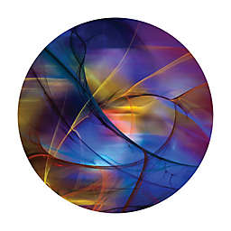 Bejeweled 12-Inch Round Metal Wall Art