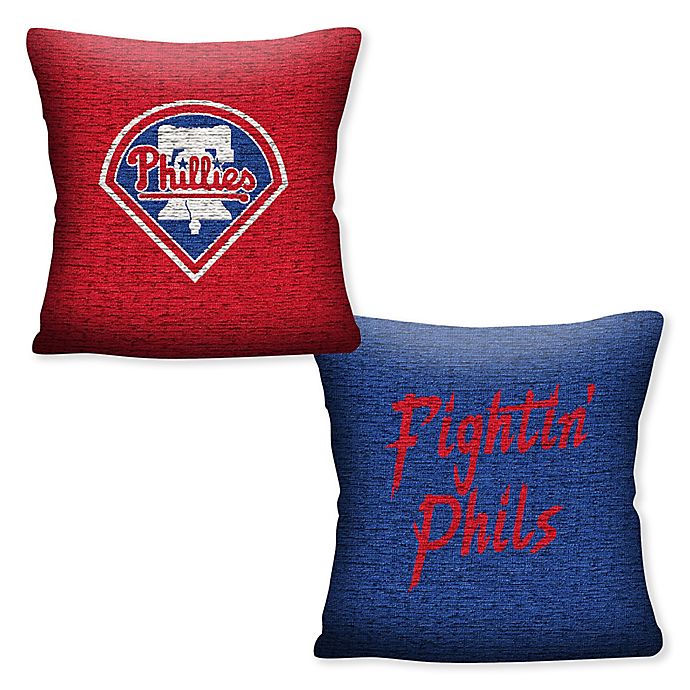 MLB Philadelphia Phillies Double-Sided Jacquard Throw Pillow | Bed Bath & Beyond
