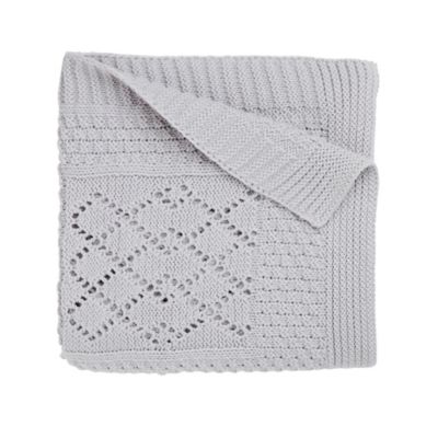 gray baby blanket