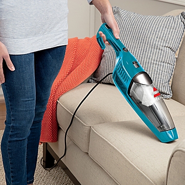 BISSELL&reg; Featherweight&reg; Turbo Corded Stick Vacuum in Blue. View a larger version of this product image.