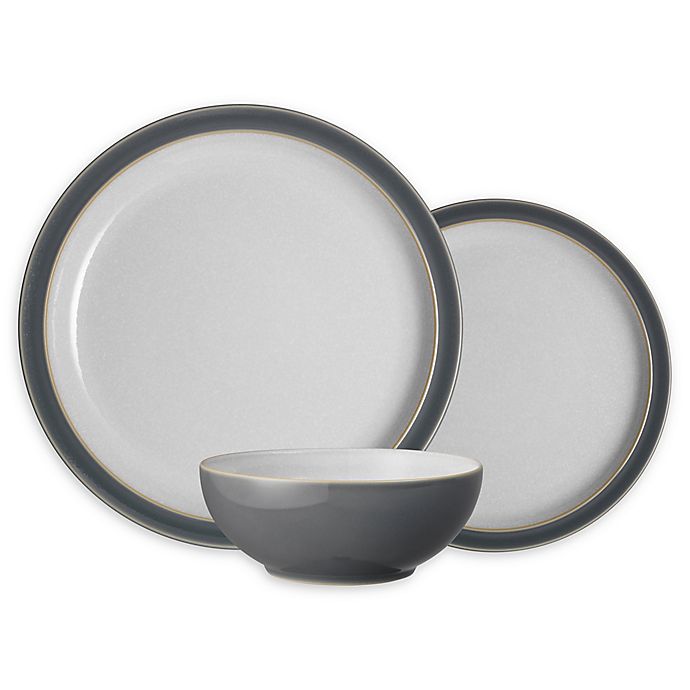 Alternate image 1 for Denby Elements Dinnerware Collection in Fossil Grey
