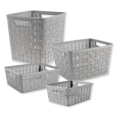 12x12 plastic storage bins