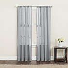 Alternate image 0 for SALT&trade; Clarke 84-Inch Rod Pocket Window Curtain Panels in Grey (Set of 2)