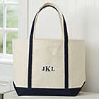 Alternate image 0 for The Deluxe Weekender Embroidered Tote in Navy