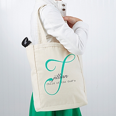 Name Meaning Monogram Personalized 14-Inch x 10-Inch Tote Bag. View a larger version of this product image.