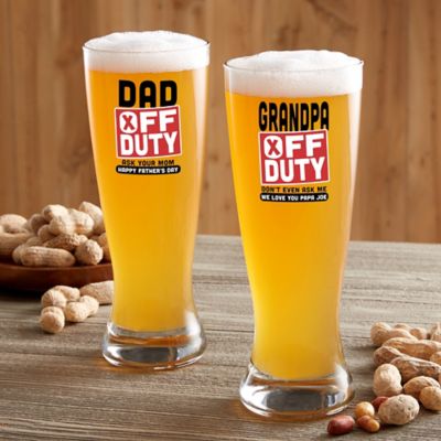 fathers day beer glass