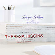 Executive Personalized Acrylic Name Plate