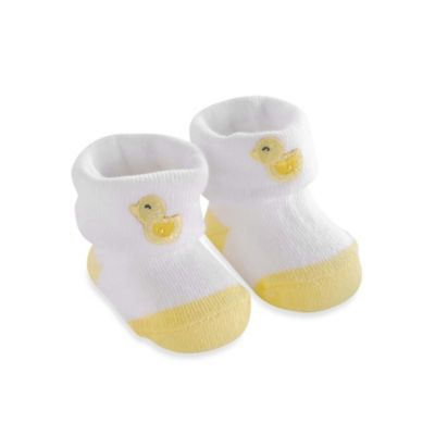 yellow newborn socks