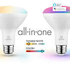 Alternate image 1 for Globe Electric&reg; Smart Wi-Fi 65-Watt Equivalent BR30 Color Changing Tunable LED Bulb