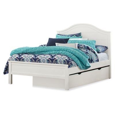 Hillsdale Furniture Highlands Bailey Full Bed with Trundle in White