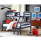Alternate image 3 for Dorel Living&reg; Tayson Twin Over Full Bunk Bed in Graphite Blue