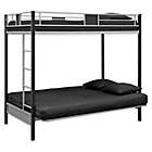 Alternate image 0 for EveryRoom Reeta Twin Over Futon Metal Bunk Bed in Silver