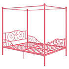 Alternate image 4 for Atwater Living Whimsical Full Metal Canopy Bed in Pink