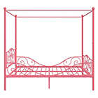 Alternate image 7 for Atwater Living Whimsical Full Metal Canopy Bed in Pink