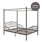 Alternate image 6 for Atwater Living Whimsical Full Metal Canopy Bed in Pewter