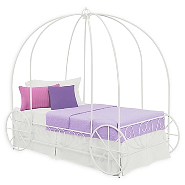 Atwater Living Aurora Twin Metal Carriage Bed. View a larger version of this product image.