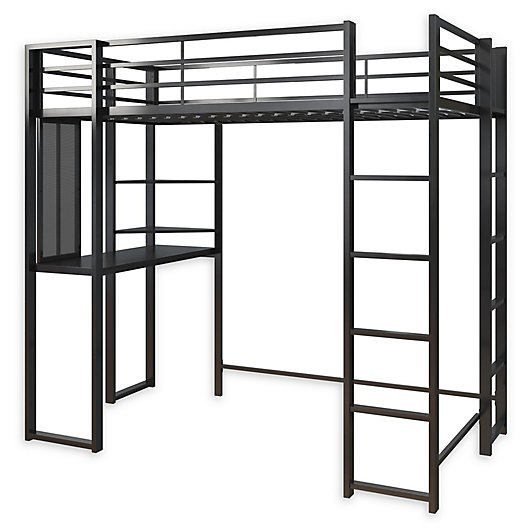 Alternate image 1 for EveryRoom Alix Twin Loft Bed in Black