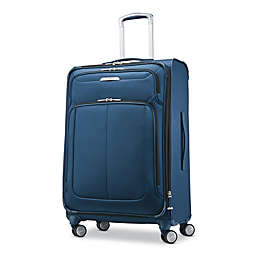 Samsonite® Solyte DLX 25-Inch Expandable Spinner Checked Luggage in Blue