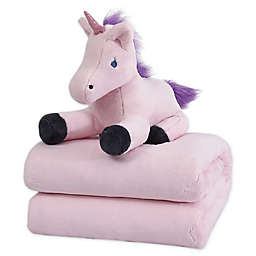 Therapedic® 6 lb. Kids Weighted Blanket with Unicorn Plush Toy in Pink