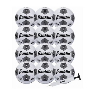 Franklin&reg; Sports 12-Pack Competition F-100 Soccer Balls with Pump