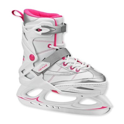 girls pink ice skates