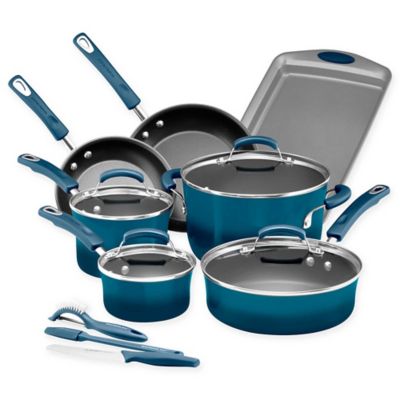 12 Count for sale online Agave Blue Rachael Ray 16344 Cucina Enamel Nonstick Cookware 